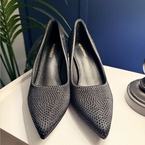 Le Chateau Black Studded Heels